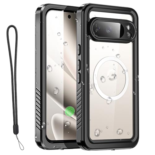 AICase for Google Pixel 10 Pro XL Case Waterproof Clear with MagSafe,Snowproof,Dustproof and Shockproof,IP68 Real 360 Full Body Protection Fully Sealed Underwater Cover for Google Pixel 10 Pro XL 2025
