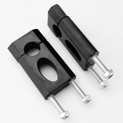 Image of 7 /8 22mm Handlebar Risers for Coleman CT200U-EX BT200X RB100 BTX200 Mega Moto Monster Moto MM-B80 Mini Bike Razor MX650 MX500 MX400 MX350 SX500 SSR 125 Apollo Dirt Pit Bike Quad Heavy Duty Black