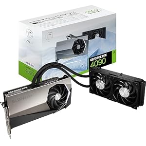 MSI GeForce RTX 4090 SUPRIM Liquid X 24G Gaming Graphics Card – 24GB GDDR6X, 2625 MHz, PCI Express Gen 4, 384-bit, 3X DP v 1.4a, HDMI 2.1a (Supports 4K & 8K HDR)