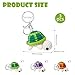 Imagen de Rebanky 3 Piezas Llavero Tortuga de Crochet Llavero de Tortuga de Peluche Ganchillo Regalo tortuga para Fiestas