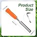 XIHIRCD Golf Grip Tape Remover Tool, Quick and Easy Graphite/Steel Shaft Tape Stripper Remover Golf Grip Repair Kits for Easily Cleaning and Repairing Golf Handle Grip Golf Gift Kit for Men (Orange)