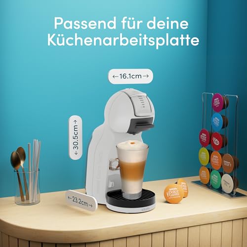 NESCAFÉ Dolce Gusto Mini Me 2 von Krups Kaffeekapselmaschine, Temperatur und Menge einstellbar, über 45 heiße und kalte Lieblingsgetränke, kompakt, stilvoll, Artic Grey, KP143GF0 6