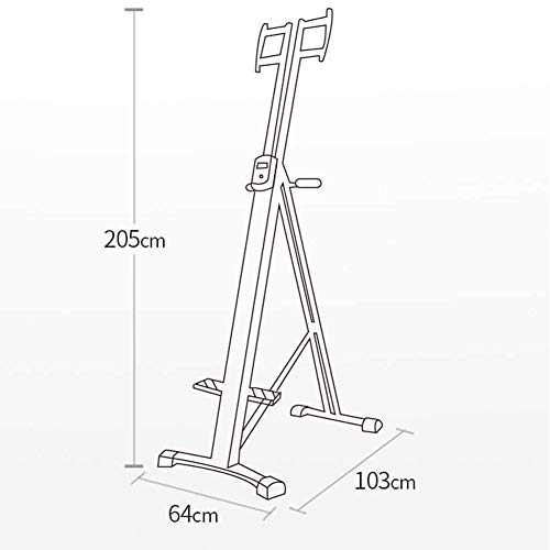 Image of Stepper Vertical Climber Simulation Mountain Climbing Machine Adjustable Folding Home Gyms Fitness Equipment Multifunct