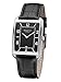 Produktbild Regent Herrenuhr mit Kroko Look Lederband Edelstahl Eckiges Gehäuse Quarz Datum F-1264