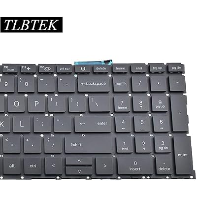 TLBTEK Backlight Keyboard Replacement Compatible with HP ProBook 450 G8 455 G8 650 G8.ZBook Power G7,ZHAN 66 Pro 15 G4 Laptop (with Backlight)