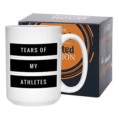 Coach Coffee Mug 15 Oz, Tears Of My Athletes Funny Gift Inspirational Appreciation Birthday For Sport Trainer Teacher Team Manager Mentor, White #TOP8