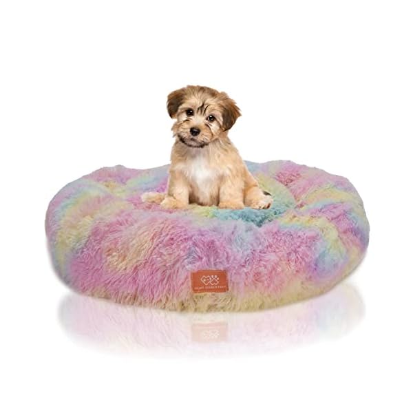 Heart, Stars & Paws Fluffy Calming Cat & Dog Beds, Soft Pet Bedding for Small Dogs, Cats, Puppy, & Kittens | 27″ Inch | Donut Cat Bed & Dog Bed | Anti Slip | Furry, Cute Doggie Bed | Pink Sherbet Heart, Stars & Paws Fluffy Calming Cat & Dog Beds, Soft Pet Bedding for Small Dogs, Cats, Puppy, & Kittens | 27″ Inch | Donut Cat Bed & Dog Bed | Anti Slip | Furry, Cute Doggie Bed | Pink Sherbet