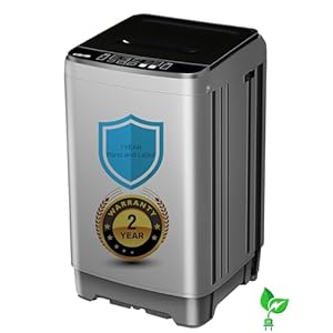 Portable Washing Machine – Compact 2.0 Cu.ft Portable Washer, Full-Automatic Top Loader for Space Saving, Ideal for Apartments, Homes, and Dorms, 10 Wash Cycles, Low Noise, IPX4 with Drain Pump