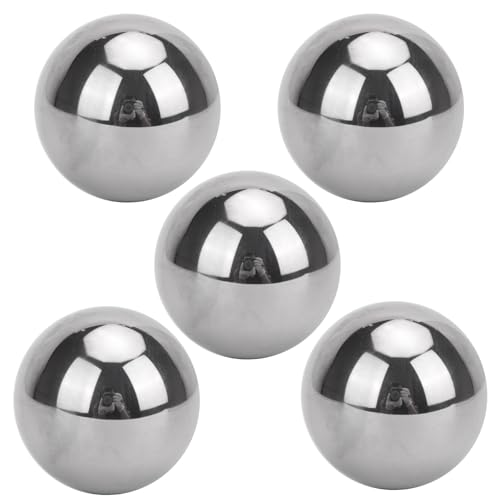 5pcs 1-1/2" Chrome Bearing Balls, 38mm Diameter, Loose Bicycle Bearing Balls