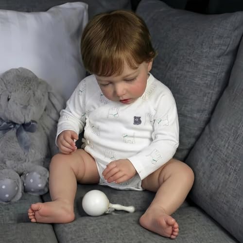 Muñeco Bebé Realista Reborn 22" Cuerpo Completo Niño miniatura 4