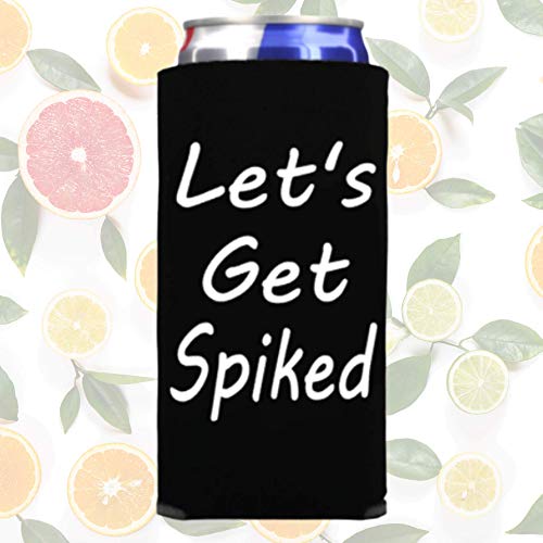 Capital City Commerce Can Cooler - Let'S Get Spiked Slim Can Cooler thumb #1