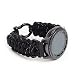 FireLine 22mm Paracord Watchband Tactical Band for Emergency and Survival | Firefighter Owned | Stainless Steel | Fits Samsung Gear S3