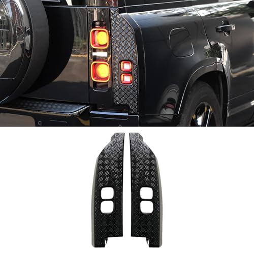 Tail Light Anti-Scratch Guard Protection Cover ABS Anti-Scratch Protection Cover Trim Kit Compatible with 2020-2025 Land Rover Defender 90 110 130 Decoration Armor Trim Exterior Accessories