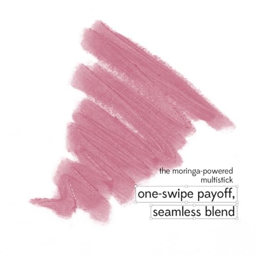 Image of Ruby's Organics OneStick Lipstick for Women - Blurr, Lip and Cheek Contour Crayon, Matte Finish, Lip Makeup - Enriched with Antioxidants and Vitamins, Chemical Free - Lily