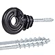 VOSS.farming 100x Ringisolator duchgehender 5,3mm Stütze für Weidezaunseil/Weidezaunband Isolator