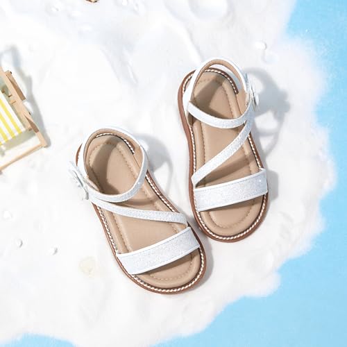 Image of Kiderence Toddler Girls Sandals Little Girls Kids Summer Shoes Toddler Sandals