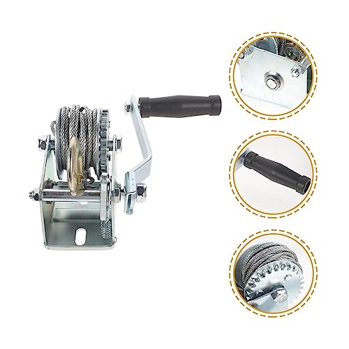 Electric Winch Mini 500LBS con Cable de Acero 7m miniatura 3