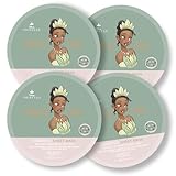 MAD Beauty Disney Pure Princess Cosmetic Sheet Face Mask Collection (4-Pack) | Tiana’s Green Tea Antioxidant Infusion | Skincare Gifts for Women and Adults | Refresh and Revitalize Skin