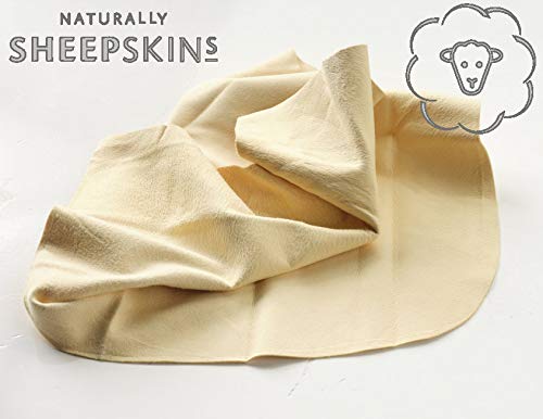 Naturally Sheepskins 100% Genuine New Zealand Chamois Leather (42 x 65)