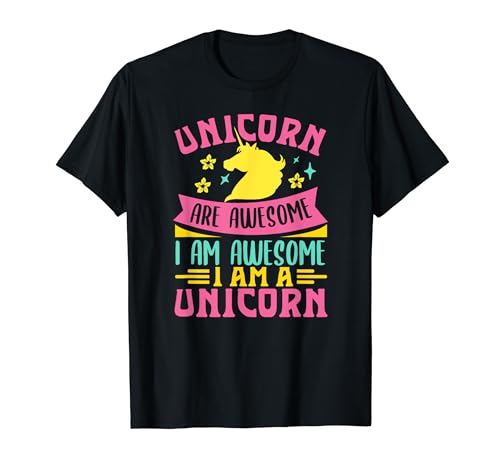Unicorn Are Awesome, divertente amante degli unicorni Maglietta