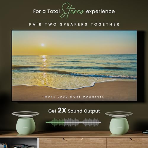 HAMMER Drop 5W Bluetooth Wireless Speaker with Twin Pairing, 1200 mAh Battery, 100H Standby Time, TWS Function, TF Card, USB Slot, Auto-Pairing,... - Image 4