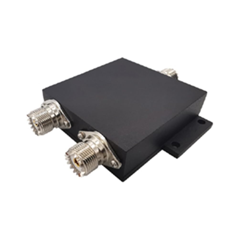 MA-Splitter - Divisor VHF de dos vías, divisor de potencia de antena VHF de 136-174 MHz, divisor de potencia, conectores hembra UFL B