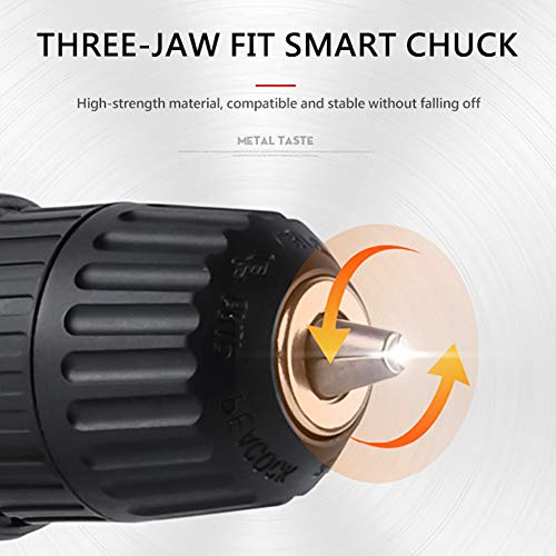 Spacmirrors Akku-Bohrschrauber, 12-V-Lithium-Akku-Bohrmaschine, 15-Gang-Drehmomenteinstellung, Doppellager… – Bild 8