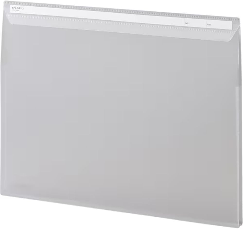 Sekisei Sepal Flip File Large b 4 Horizontal Clear Sel 2804 90