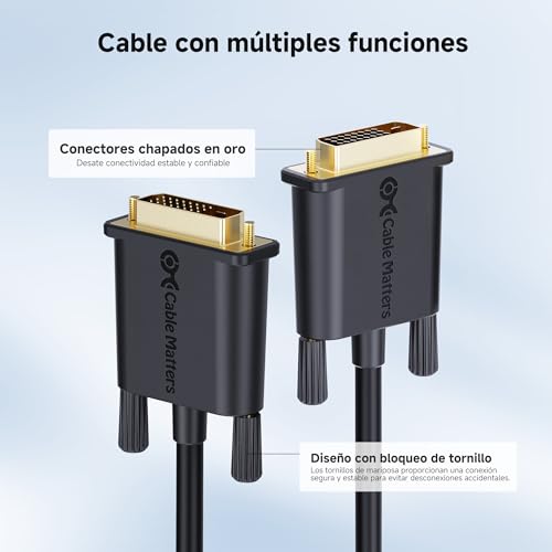 Cable Matters 105001-15 con conectores reforzados para transmision de datos estable 6
