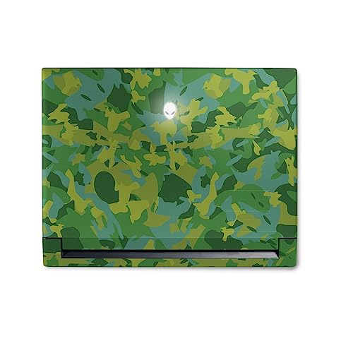 Image of MightySkins Skin Compatible with Alienware M18 R1 (2023) Full Wrap Kit - Verde Camouflage | Protective, Durable, and Unique Vinyl Decal wrap Cover | Easy to Apply & Change Styles | Made in The USA