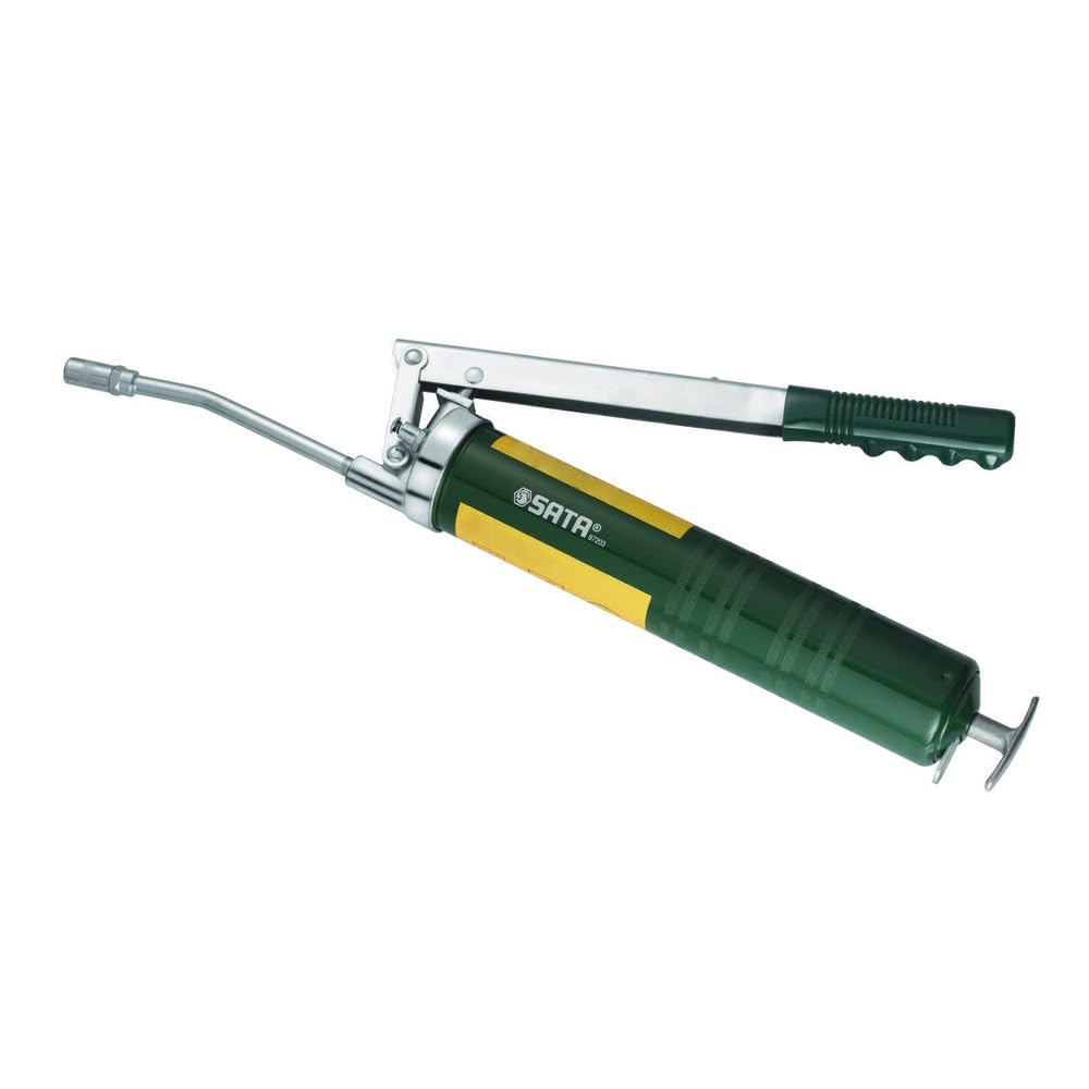 SATA ST97203 - Pistola per grasso con manico in plastica, 400 cc con impugnatura zigrinata per maggiore comfort e controllo