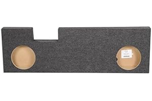 Powerful Audio Boom for Your F250: Rockville Dual 10" Subwoofer Box for Crew Cab