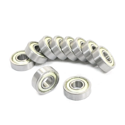uxcell 6000Z 10mm x 26mm x 8mm Sealed Deep Groove Radial Ball Bearings 10 Pcs