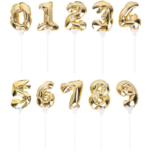 TEHAUX 10�� �����c���f�W�^�� ����p�o���[�� �����̕��D�P�[�L�g�b�p�[ ����0�`9�̃P�[�L�g�b�p�[ �V�N�ԍ����D ���Ղ蕗�D �V�N�o���[�� �~�j�ԍ����D Golden �A���~�t�B����
