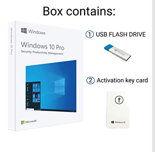 image for Windows 10 Pro USB 64 bit - Windows 10 Professional - New Upgraded Ver