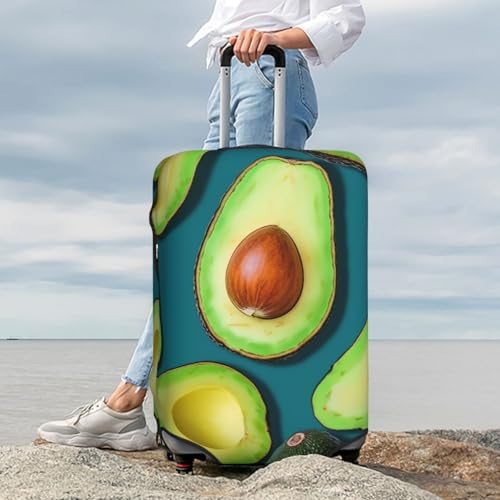 Travel Luggage Cover Fashion Suitcase Protector Fresh Tropical Fruit Spandex Baggage Covers Washable Suitcase Covers Anti-Scratch Luggage Cover Protectors Fits 18-32 Inch Suitcases X-Large 7