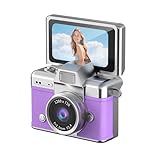 Fotocamera compatta retrò per principianti con schermo per bambini adulti compleanni Capodanno strumento fotografico fotocamera