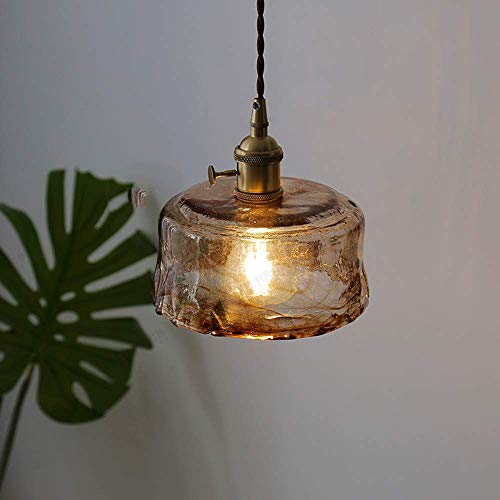 Lámpara de techo de vidrio industrial con base E27 para iluminar cocinas oscuras 4