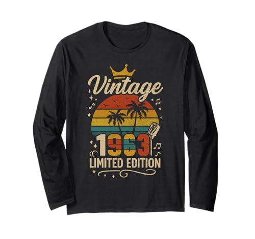 Vintage 1963 Limited Edition Men Women Birthday 1963 Vintage ����T�V���c