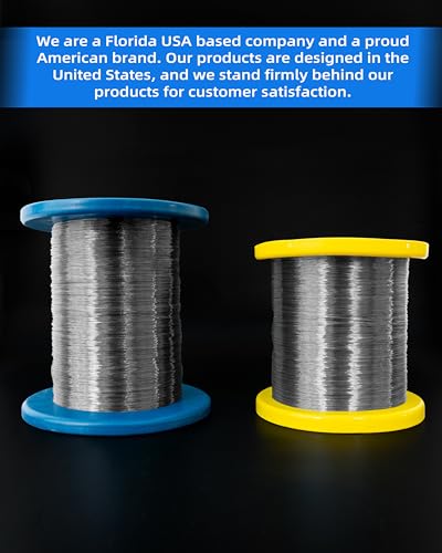 Image of BLUEWING Monofilament Fishing Line Clear Mono Fish Wire Thin Diameter String 6-400 lbs, 50-3000 Yards