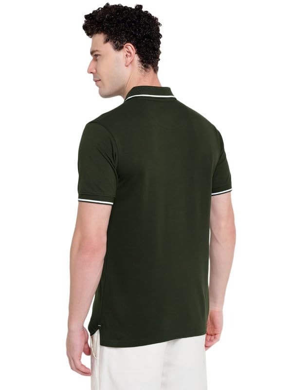 Image of AMERICAN CREW Polo Collar T-Shirt for Men with Pocket