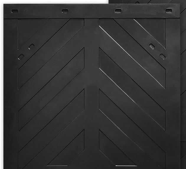 Semi Truck Mud Flaps 24"x24", Universal Heavy Duty Truck MudFlaps Herringbone Splash Guard for Semi Truck Tractor Trailer (2Pcs)
