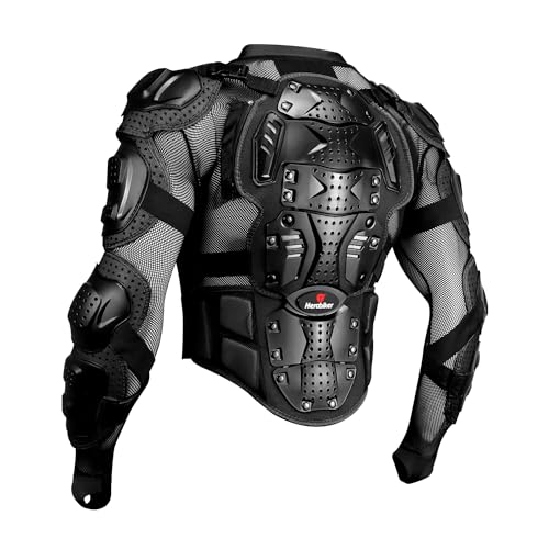 Herobiker MC1001B CA L Motorcycle Full Body Armor Jacket Spine Chest Protection Gear Motocross Motos Protector Motorcycle Jacket 2 Styles thumb #3