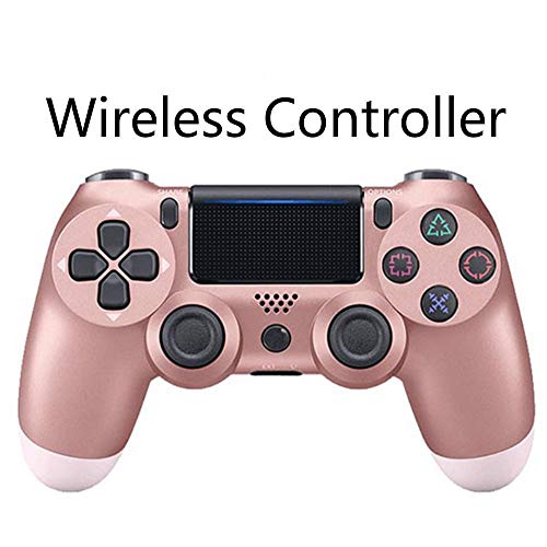 Preisvergleich Produktbild HUANGCHAO PS4 Controller Der Vie RTE Generation Ps4-Controller Drahtloser Bluetooth Spiel-Controller VerfüGt üBer Led-Beleuchtung Und Vibration Funktionenps4 Game Console-ZubehöR rosagold