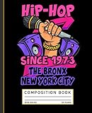hip-hop 50 years old since 1973 the bronx new york city composition notebook