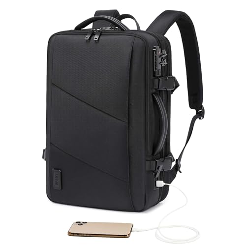 DOSHI Pro Travel Vegan Backpack 401 - Expandable & Lock4