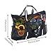 Mesh Beach Bag for Women Extra-Large Beach Tote Bag with Pockets Market Grocery & Picnic-Tote Travel Bag with Top Zipper