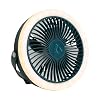 Coghlan’s Portable Camping Fan with LED Light – Battery-Powered, Compact Design, Quiet Operation, USB Rechargeable for Tents, Outdoor Adventures, Emergency Use, and Travel