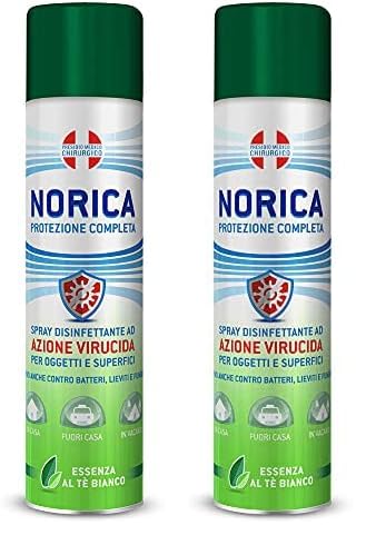 Norica Protezione Completa, Spray Disinfettante per oggetti e superfici, Essenza