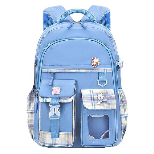 Sac à dos de dessin animé pour étudiante avec dossier aéré